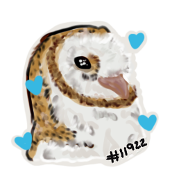 Owl-Love you Forever (Sticker)